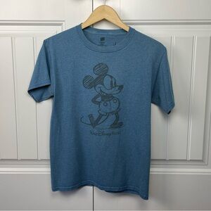 Walt Disney Classic Mickey Mouse Tshirt in Blue, Size Small